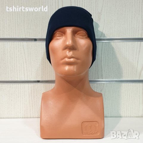 Нова зимна шапка с подгъв в черен цвят, снимка 8 - Шапки - 39325599