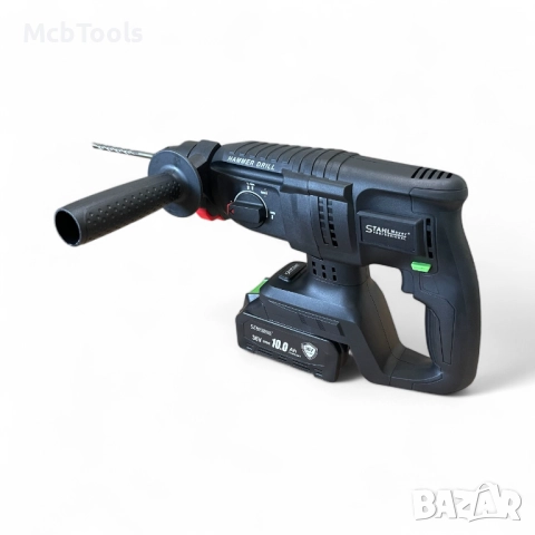 Комплект 7 акумулаторни машини с 4 батерии и 30 части в куфар StahlMayer, снимка 5 - Други инструменти - 51736796