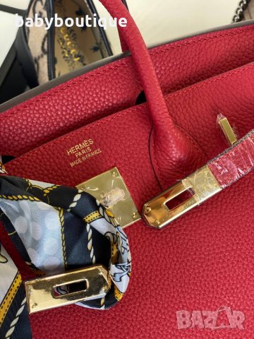 Hermes Birkin 35 Red, снимка 2 - Чанти - 32963992