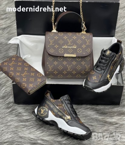 Дамска чанта портфейл и спортни обувки Louis Vuitton 106, снимка 1 - Дамски ежедневни обувки - 33606832