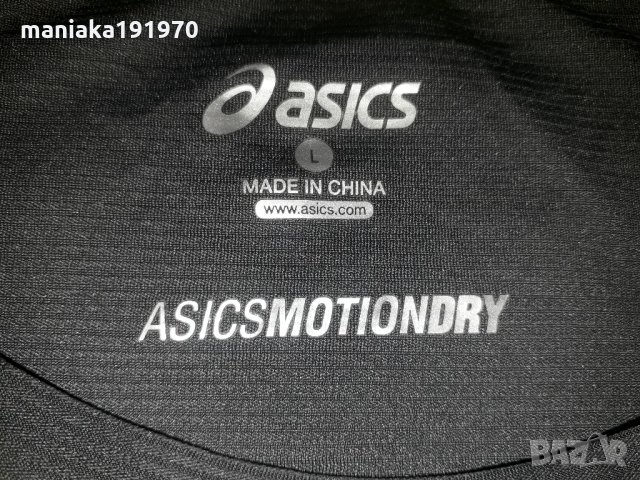 Asics Mens Motiom Dry (L) мъжка спортна блуза, снимка 6 - Блузи - 32539604