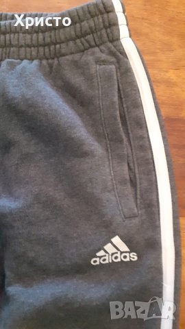 анцунг долнище детско Адидас Adidas 11-12 години, плътно, цвят тъмно, снимка 3 - Детски анцузи и суичери - 39654622