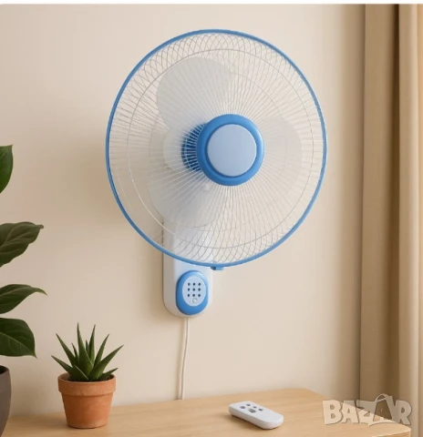 Вентилатор 16" Perfect WF-16RC, стенен, дистанционно управление, снимка 1
