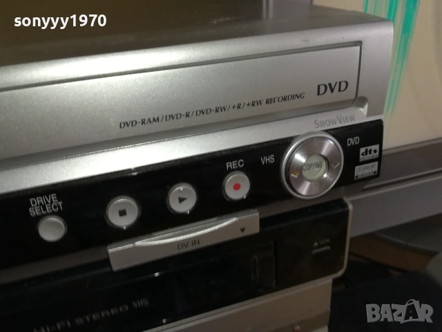 PANASONIC DMR=ES35V-VHS//DVD ВНОС SWISS 0909251447, снимка 15 - Плейъри, домашно кино, прожектори - 51653994