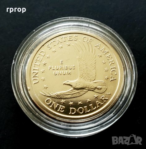 Оригинална монета.САЩ.. Един Американски долар 2000 г., снимка 2 - Нумизматика и бонистика - 33220975