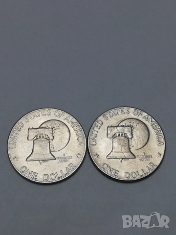 лот от 1 долар юбилеен Айзенхауер-1976 г., снимка 4 - Нумизматика и бонистика - 52587679