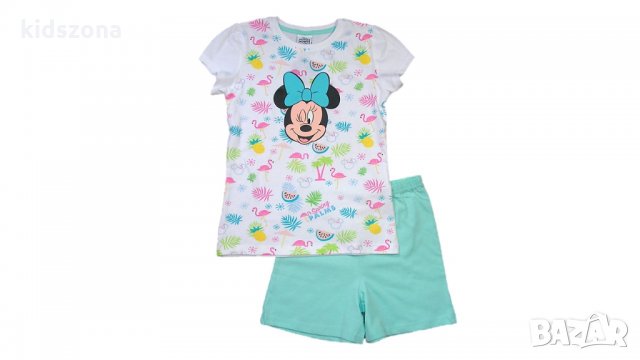 Детска пижама Minnie Mouse к. р.  4, 5, 6, 7, 8 и 9 г. - М4-5, снимка 2 - Детски пижами - 32340415