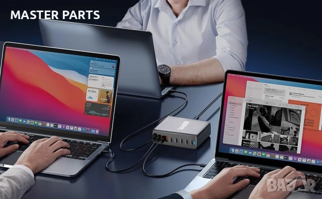 GaN3 600W Станция PD 3.1 Най-новата GaN Технология за Бързо Зареждане, снимка 8 - Резервни части за телефони - 52585149