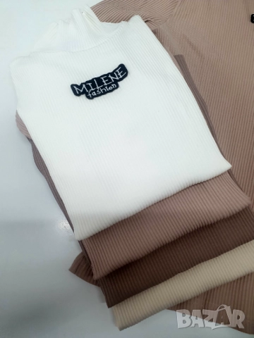 Поло MILENE  13 цвята , снимка 3 - Блузи с дълъг ръкав и пуловери - 52056333