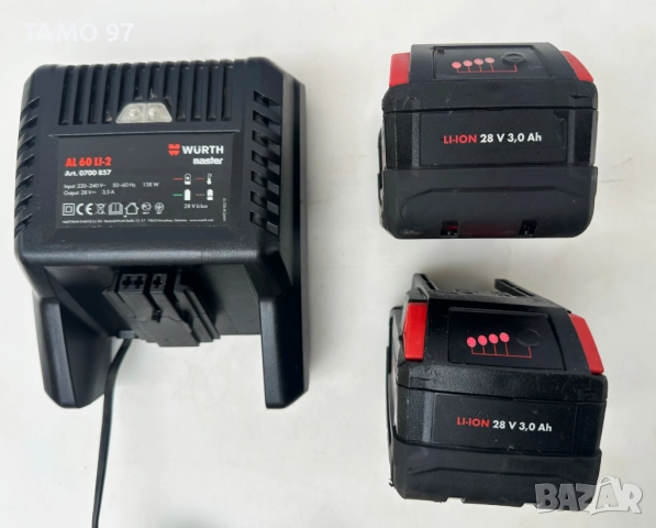 Wurth EWS 28-A - Мощен акумулаторен ъглошлайф 2x28V 3.0Ah 2022г., снимка 9 - Ъглошлайфи - 52879367