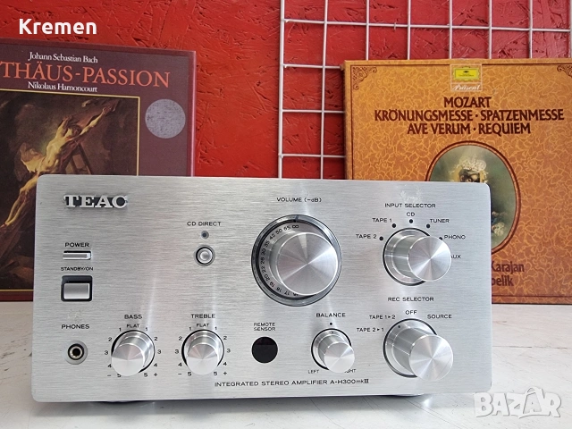 усилвател TEAC A-H300 MK|||, снимка 2 - Ресийвъри, усилватели, смесителни пултове - 53402209
