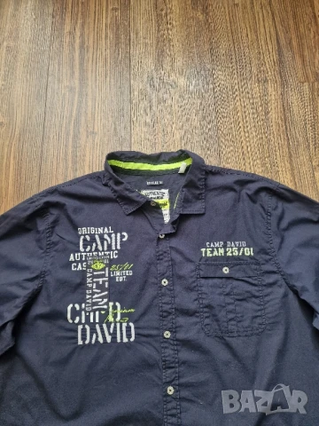 Страхотна мъжка риза CAMP DAVID размер XL, снимка 4 - Ризи - 50669859