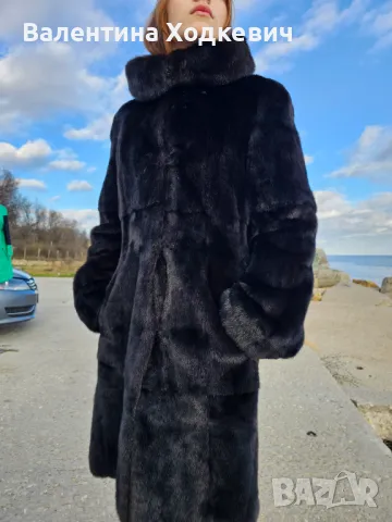 Голяма отстъпкаПалто от норка Black Nafa Italy, снимка 17 - Палта, манта - 44596216