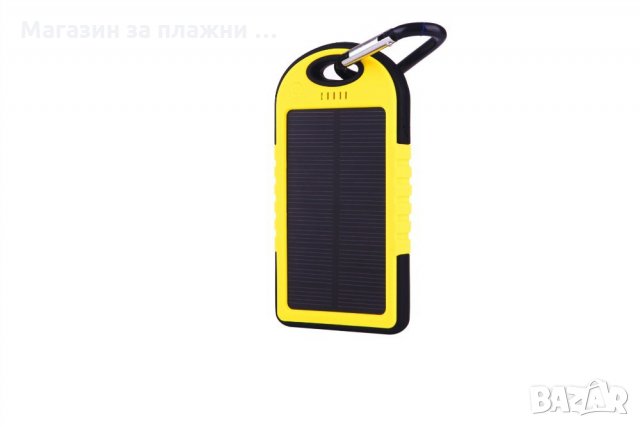 Външна батерия Amio Power Bank 20000 mAh Solar с 2 USB порта, светодиоден фенер,водоустойчива, снимка 7 - Други стоки за дома - 28462066