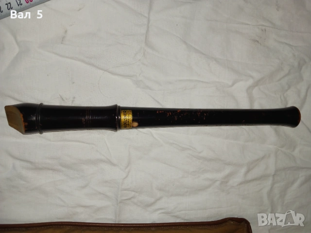 Стара дървена блокфлейта ALEXANDER HEINRICH - Германия, снимка 5 - Духови инструменти - 53246183