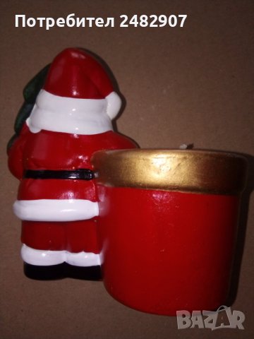 Стара коледна свещ, снимка 2 - Декорация за дома - 39037000