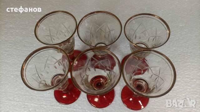Изключително красиви чашки за ликьор или ракия от едно време, снимка 3 - Антикварни и старинни предмети - 52380764