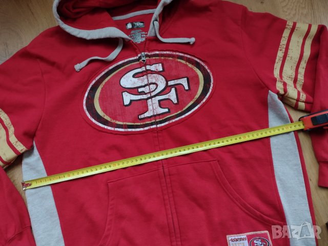 NFL San Francisco 49ers - мъжки суичър с качулка размер  XL, снимка 5 - Суичъри - 39560714