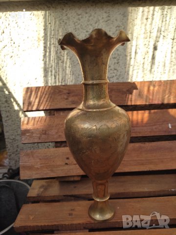 Огромна бронзова ваза, снимка 6 - Други ценни предмети - 35067500