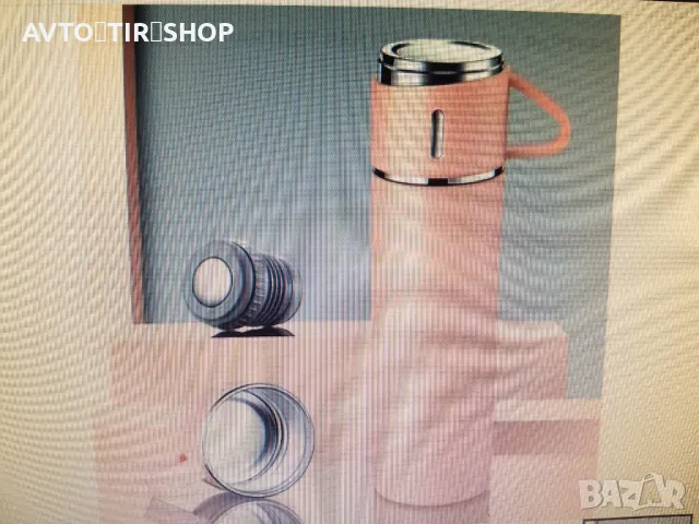 Термос със 3 чаши, снимка 4 - Аксесоари и консумативи - 48380258