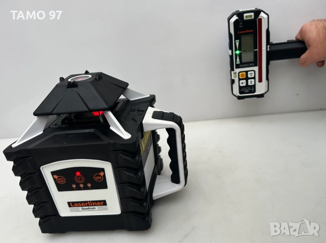 LASERLiNER Quadrum 410 S - Ротационен лазерен нивелир като нов!, снимка 8 - Други инструменти - 52680627