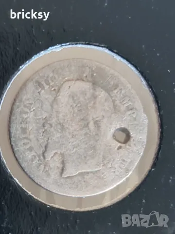 Сребро 3 бр. автентични, стари и редки продупчени монети за носия накит престилка , снимка 8 - Нумизматика и бонистика - 49383271