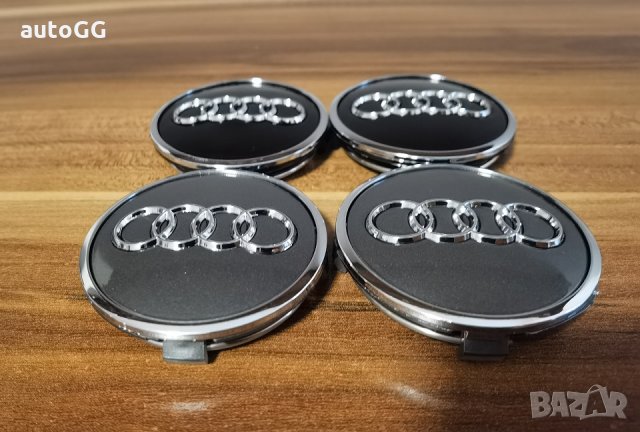 Капачки за джанти Ауди/Audi 61мм А3 А4 А5 А6 А7, снимка 4 - Аксесоари и консумативи - 32237649