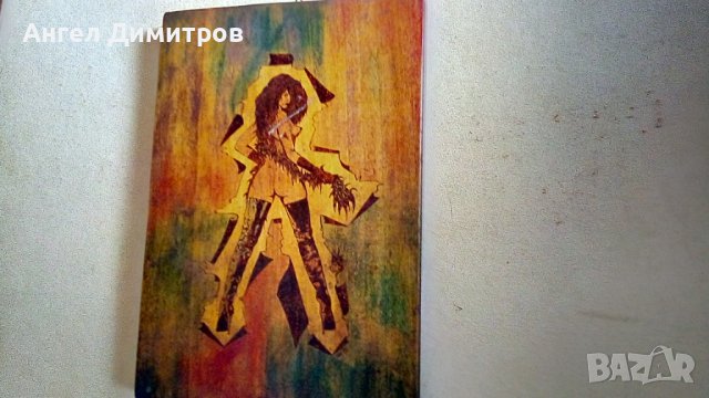 Картина смесена техника Голо женско тяло 