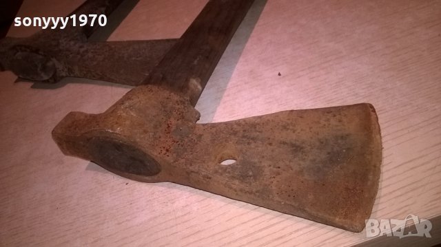 ПОРЪЧАНИ-антики-стари масивни-брадва/чук/томахавка с печати, снимка 14 - Колекции - 26329656