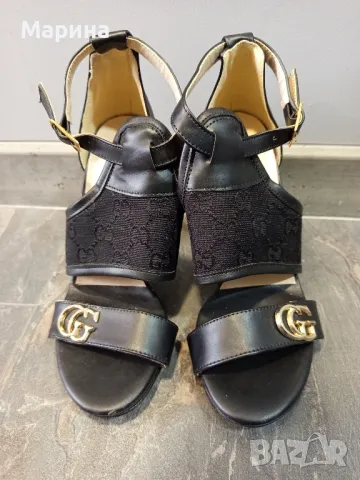 Сандали на ток