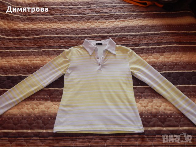 Свежа блузка пролет-есен С размер, снимка 1 - Блузи с дълъг ръкав и пуловери - 28586984