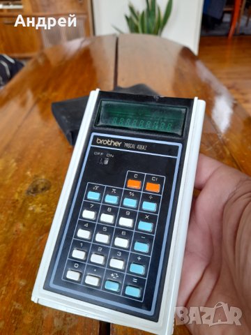 Стар калкулатор Brother, снимка 3 - Друга електроника - 40730780