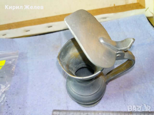 Стара КРАСИВА НЕМСКА КОЛЕКЦИОНЕРСКА ЦИНКОВА КАНИЧКА МАЙСТОРСКА ИЗРАБОТКА 42691, снимка 12 - Колекции - 43949393