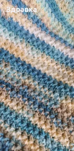 Бебешко одеало ръчна изработка  , снимка 3 - Комплекти за бебе - 49114046