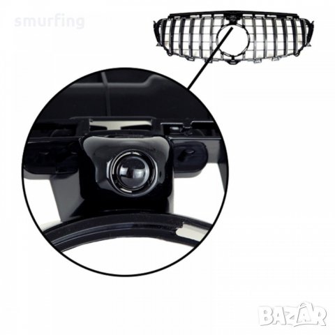 Хром/черна решетка тип GT за Mercedes E класа W213 седан, S213 комби, C238 купе, А238 кабрио, снимка 4 - Аксесоари и консумативи - 34621368