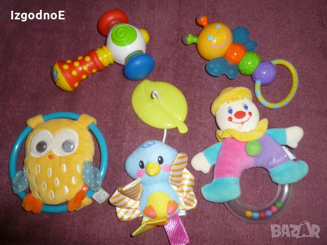 Лот маркови бебешки играчки - Fisher Prise, Simba, Playgro, снимка 2 - Дрънкалки и чесалки - 27387519