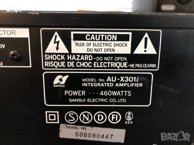 Sansui AU-X301, снимка 12 - Ресийвъри, усилватели, смесителни пултове - 37647890
