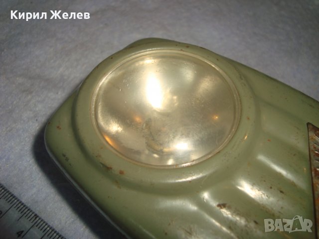 СВЕТЛИНА - СТАРО СИГНАЛНО МЕТАЛНО РЯДКО РЕТРО БГ - ФЕНЕРЧЕ ВОЕННО с УПЪТВАНЕ 32170, снимка 13 - Антикварни и старинни предмети - 38276914