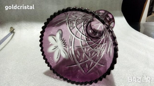 кристална ваза , снимка 6 - Антикварни и старинни предмети - 51872244