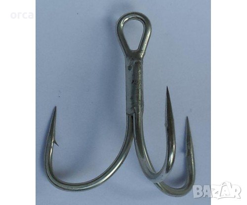 Морски куки тройки - карбон, снимка 2 - Такъми - 15805661