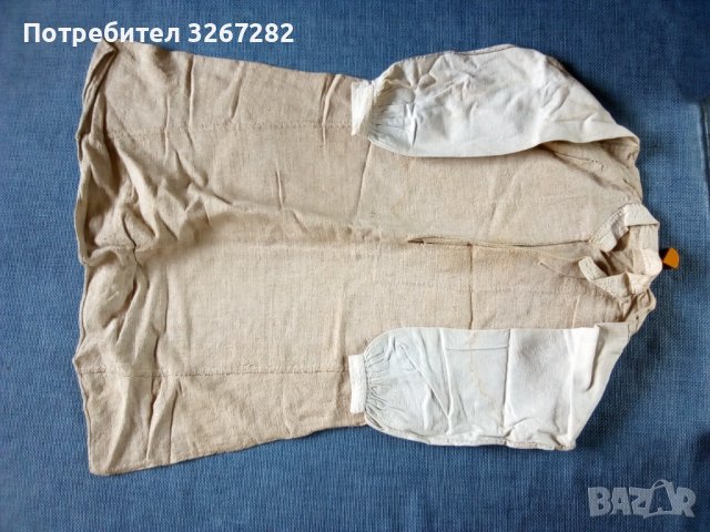 Риза,Селска,Моминска, Ръчно Тъкан Лен, Кюстендилско, снимка 7 - Антикварни и старинни предмети - 43051011