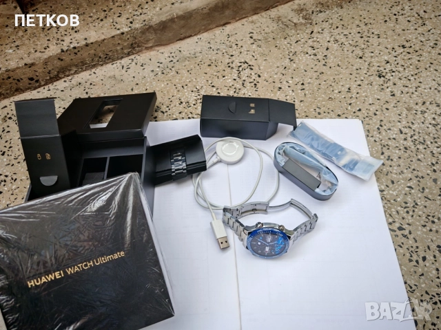 Huawei Watch Ultimate Blue Titanium, снимка 8 - Смарт часовници - 52104883