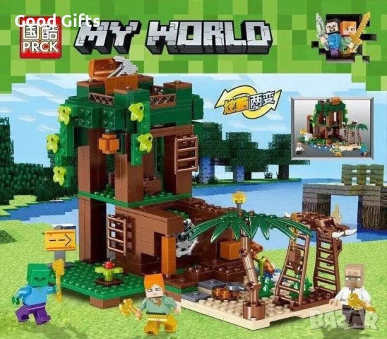 Конструктор Майнкрафт Къщата на дървото на Харданс, 465 части