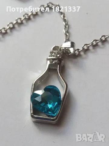 Колие с кристал , снимка 3 - Колиета, медальони, синджири - 47987548