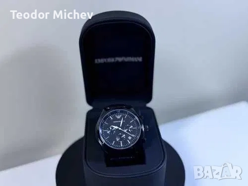 Emporio Armani – Мъжки хронограф, отлично състояние, снимка 6 - Мъжки - 51527792