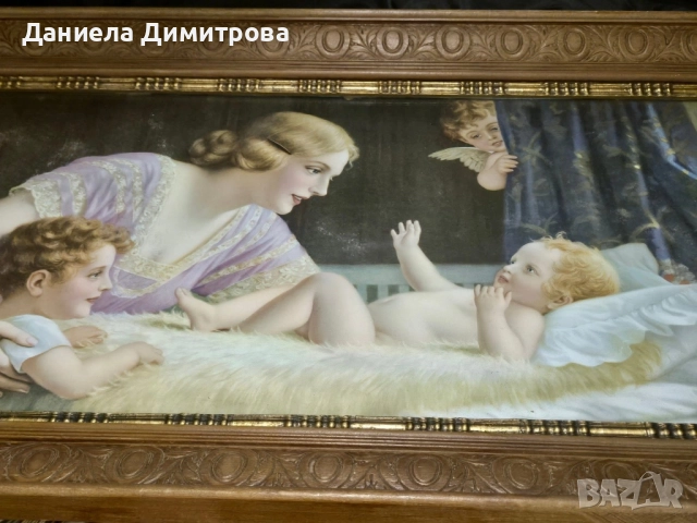 Репродукция на "Най-малкото дете", снимка 7 - Картини - 51878028