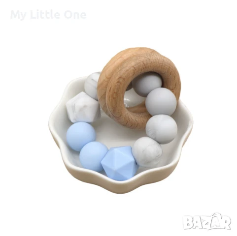 Силиконова гризалка при никнещи зъби, снимка 4 - Дрънкалки и чесалки - 51006673