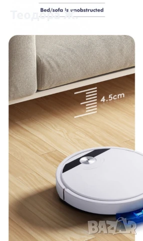 Робот за почистване с моп две четки и приложение за телефон с wifi, снимка 10 - Прахосмукачки - 49262737