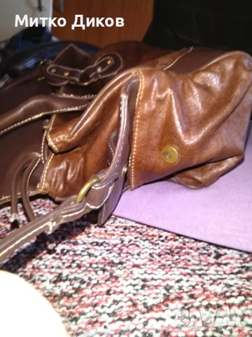 David Jones маркова дамска чанта естествена кожа 36х21х13см, снимка 7 - Чанти - 44012624