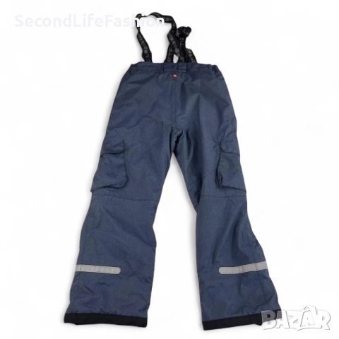 Ски панталони LEGO Wear Boys, сноуборд панталони, размер 140 см, 10-12 години сиви ветроустойчиви,, снимка 2 - Зимни спортове - 52500348